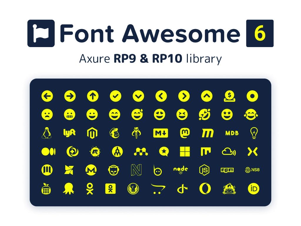 Font Awesome 6 icons